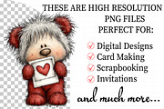 Valentine Teddy Bear Set, an Illustration by Daily.Designs (Thumbnail 2 of 8)