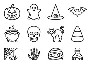 19 Halloween Party Icon Set, an Outline Icon by adenpinkstore (Thumbnail 2 of 12)