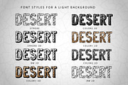 Desert Rock display font family, a Symbol Font by DGIM studio (Thumbnail 3 of 9)