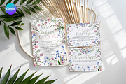 Boho Spring Floral Invite Bundle, an Invitation Template by Digital_Mind (Thumbnail 1 of 6)