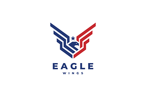 Eagle Wings Logo, a Branding & Logo Template by yopie