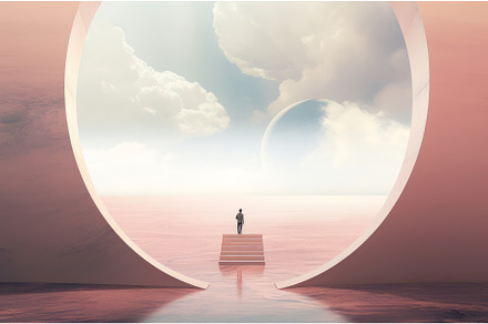 Imaginative Man fantasy arch, an Object Illustration by Ylivdesign