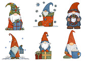 Christmas Gnome clipart, an Illustration by Designworld (Thumbnail 2 of 4)