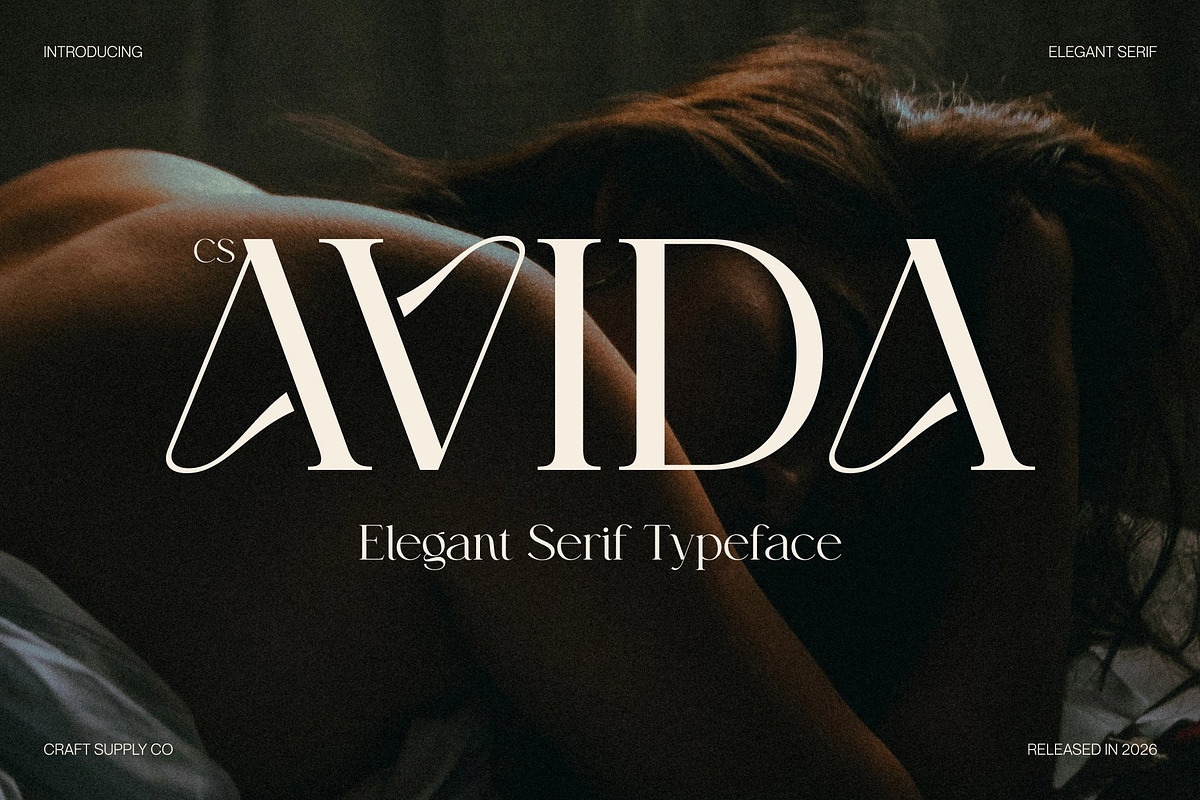 CS Avida – Elegant Serif Font, a Serif Font by Craft Supply Co. (Photo 1 of 8)