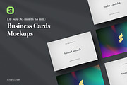 EU Business Card Mockups—Affinity v3, a Books & Magazine Mockup by Sasha Lantukh (Thumbnail 1 of 17)