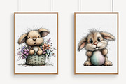 Whimsical Easter Animals Clipart, an Illustration by Libby Wishes (Thumbnail 5 of 7)