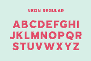 Neon - An Outline Font Bundle