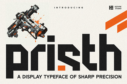 Pristh - Modern Logo Font, a Font by Eotype Studio