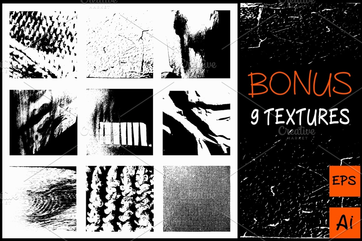 Vector texture brushes, a Brush Add-On by MariShop (Photo 3 of 3)