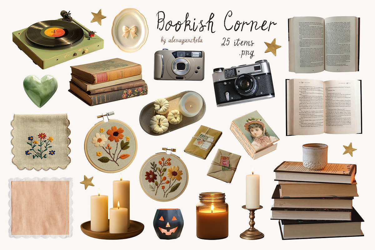 Fav Season - Autumn Collage Pack, an Object Graphic by alenaganzhela (Photo 6 of 12)
