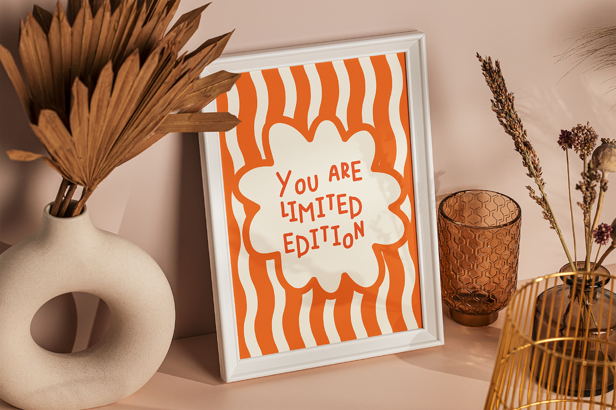 Love Your Self Poster Wall Art Print, an Object Graphic by digitalsbydepi (Photo 1 of 8)