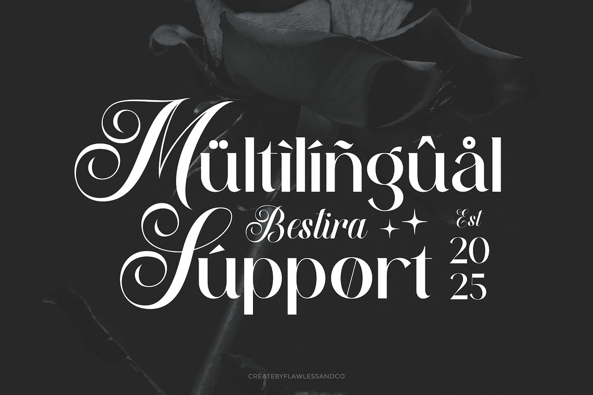 Bestira - Script And Serif Duo Font, a Serif Font by Flawless And Co (Photo 10 of 10)