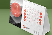 Desk Calendar 2027 (DC032-27), a Stationery Template by mikhailmorosin (Thumbnail 4 of 5)