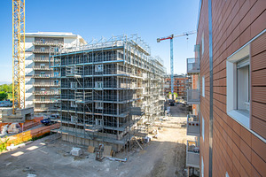 Construction of Multi Storey Residen, an Industrial Photo by KYNA STUDIO