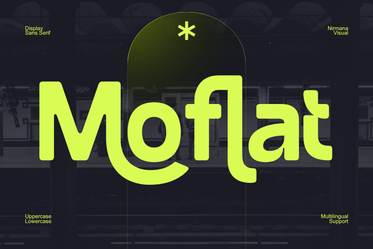 Moflat - Display Sans Serif, a Sans Serif Font by Nirmana Visual (Photo 1 of 10)