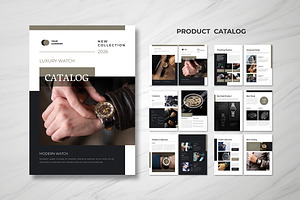 Luxury Watch Catalog, a Brochure Template by UICreative