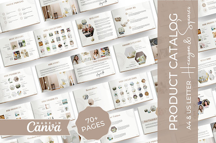 Product Catalog Canva Template