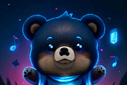 Procreate Cute Chibi Bears Stamps, a Brush Add-On by OneBerryCreations (Thumbnail 6 of 10)