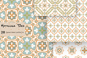 Moroccan Tiles - 20 patterns, a Pattern Graphic by InaCorart (Thumbnail 3 of 6)