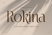 Rokina Elegant Serif Font, a Serif Font by Graphicxell (Thumbnail 1 of 8)