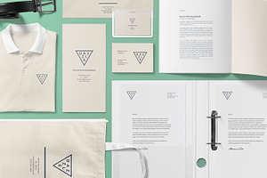 Corporate Branding Mockup Scenes