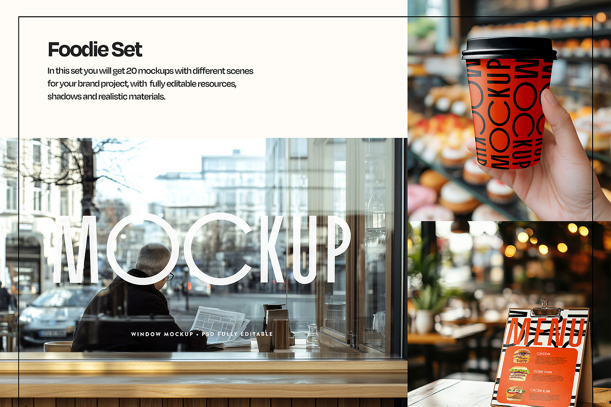 Food Truck Sign & Menu Mockup Set, a Packaging Mockup by Mego-studio (Photo 3 of 8)