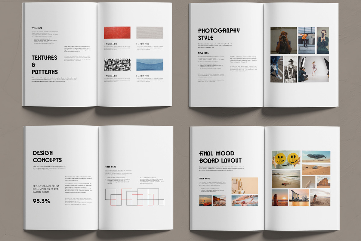Creative Mood Board Magazine, a Magazine Template by MightyDesign (Photo 3 of 6)