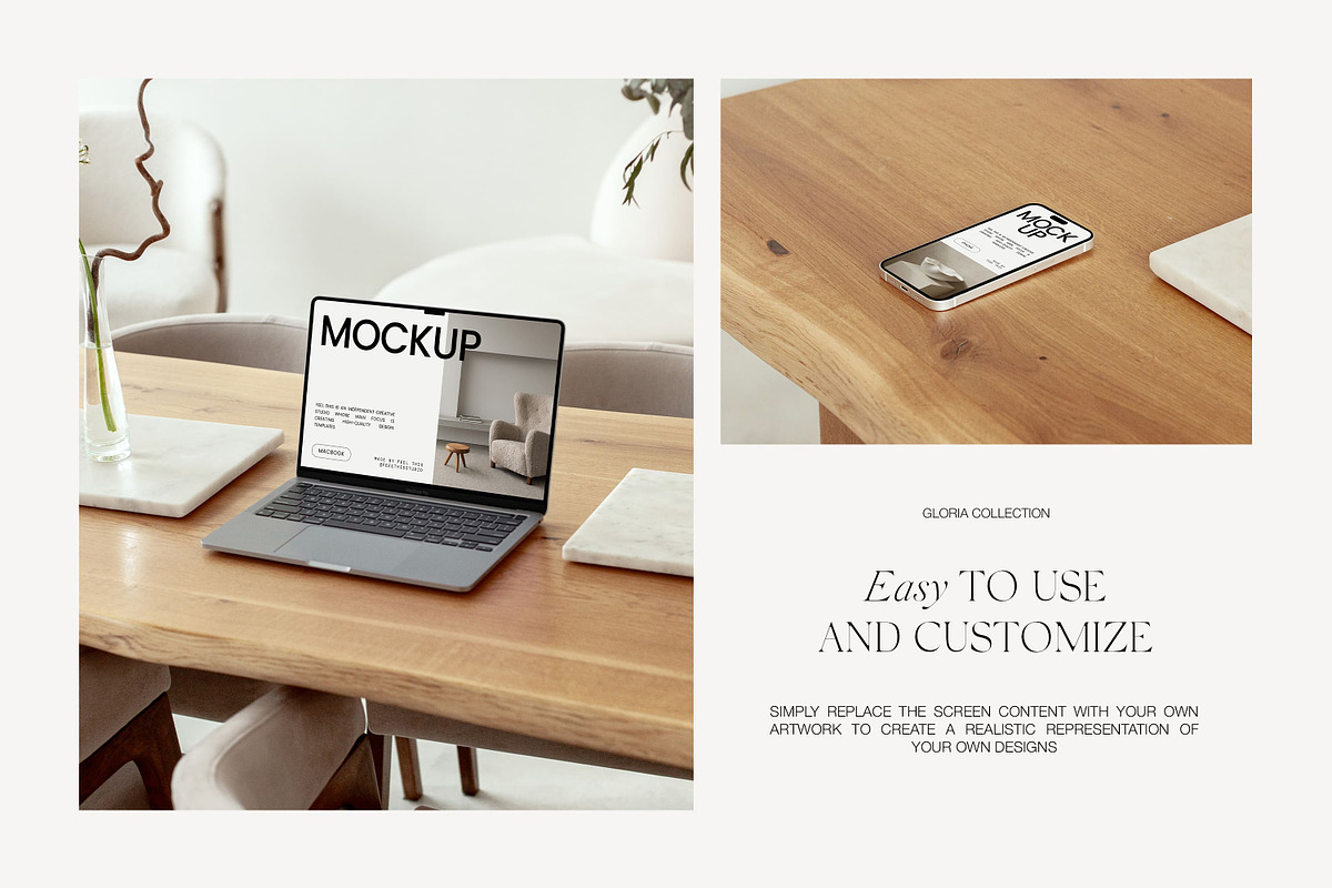 Apple Mockups | MacBook Pro & iPhone, a Mac Mockup by Feel This (Photo 5 of 9)
