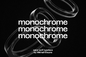 Monochrome - Modern Sans Serif