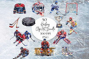 Hockey PNG Bundle