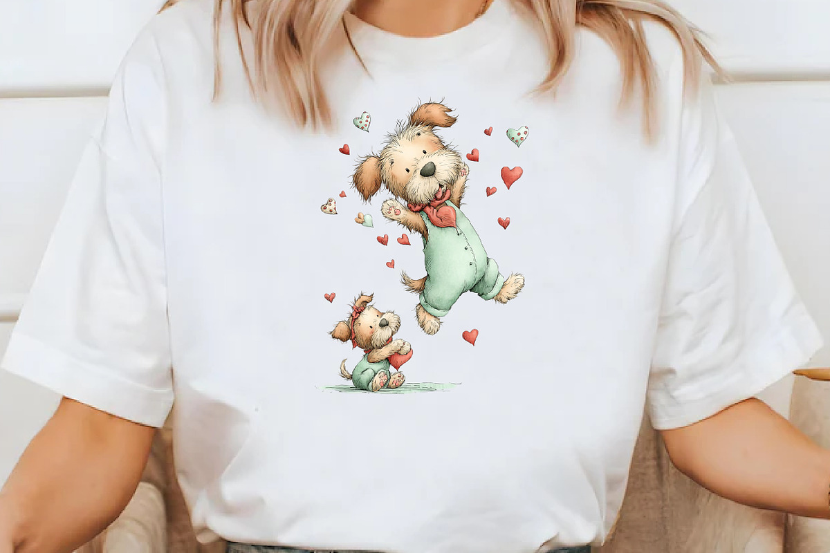 Whimsical mother's day Dog clipart, an Illustration by Designworld (Photo 4 of 6)