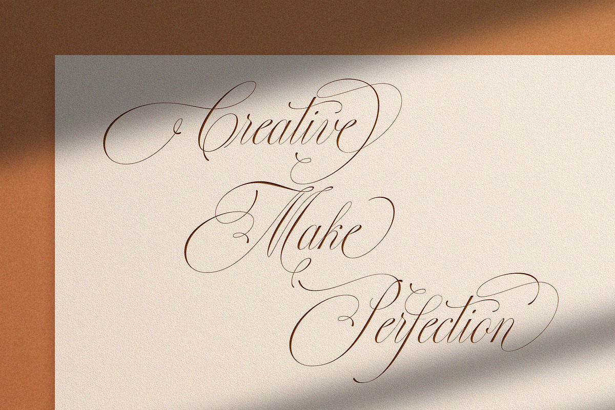 Perfections - Classy Romantic Script, a Script Font by BrandSemut (Photo 3 of 15)
