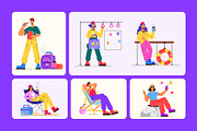 45 Animated Travel Illustrations, a Transportation Illustration by Vectors Market (Thumbnail 3 of 4)