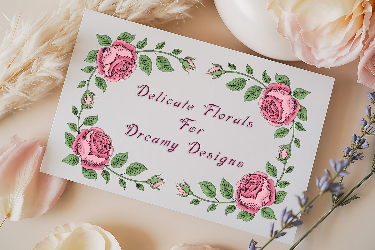 Watercolor Flowers in Soft Pastels, a Decorative Illustration by ForhadGFX (Photo 5 of 11)