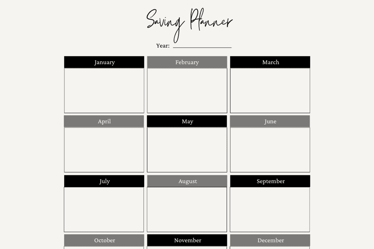 Financial Planner, a Stationery Template by Brand Your Biz Co. (Photo 5 of 10)
