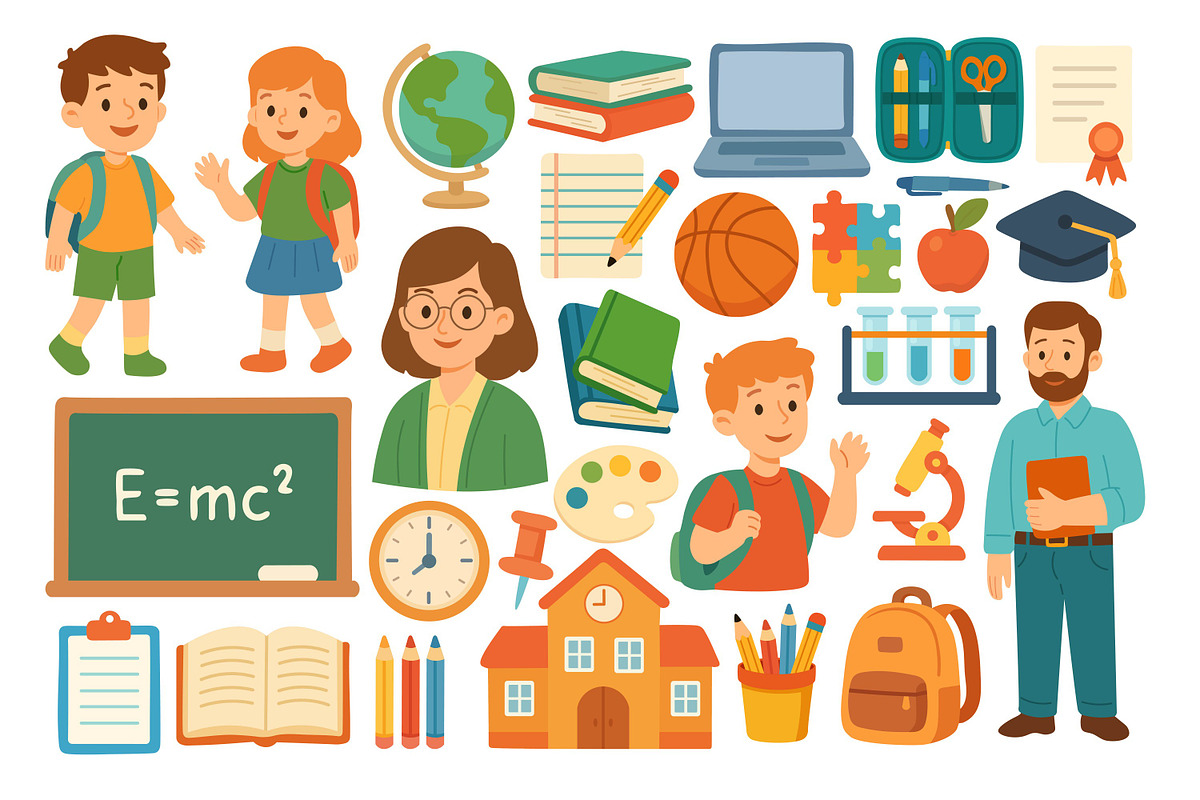 Back to School Bundle, an Education Illustration by ananastya (Photo 2 of 7)