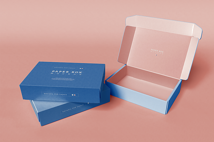 Stacked Boxes Mockup, a Packaging Mockup by Hubzway