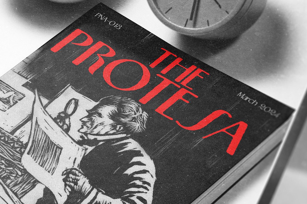 Protesa - Retro Display Font, a Sans Serif Font by Prominent & Affluent (Photo 9 of 9)