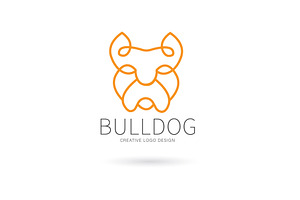 Bulldog logo, a Branding & Logo Template by Logocreative