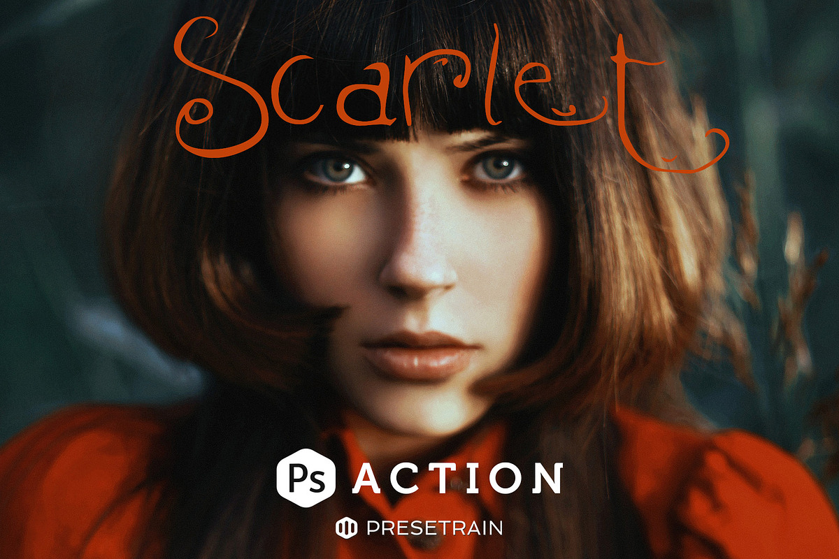 Scarlet Photoshop Action, an Action Add-On by Presetrain Co. (Photo 1 of 4)