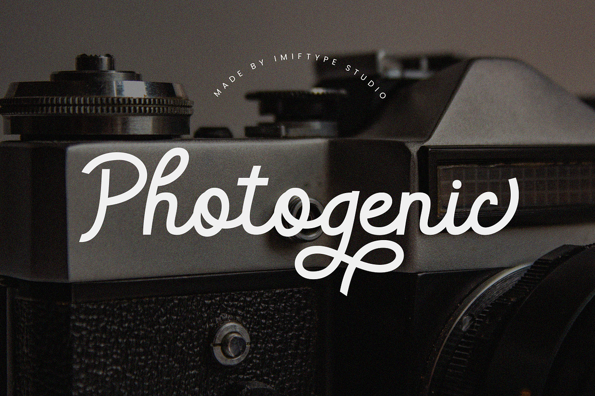 Brodger – Retro Script Font, a Script Font by Imiftype Studio (Photo 5 of 11)