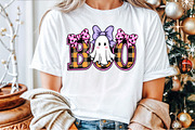 BOO Cute Halloween Ghost Checkered P, an Illustration by Sublimation Artist (Thumbnail 2 of 9)
