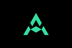 futuristic letter A arrow logo, a Branding & Logo Template by Rasagama Studio