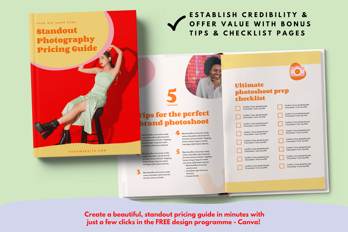 Bright Photography Pricing Template, a Brochure Template by Kurly Creative (Photo 7 of 12)