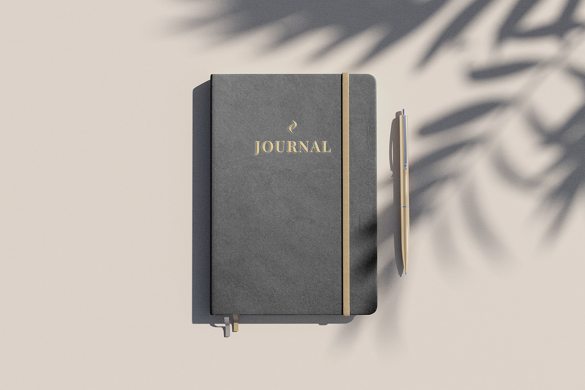 Elega - Minimal Notebook Mockups, a Books & Magazine Mockup by JafarNation (Photo 5 of 11)
