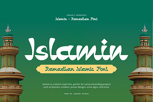 Islamin - Ramadan Font, a Handwritten Font by Iqsiart Studio