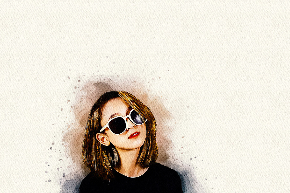 Watercolor Halftone Double Exposure, an Action Add-On by MRI STUDIO (Photo 17 of 23)