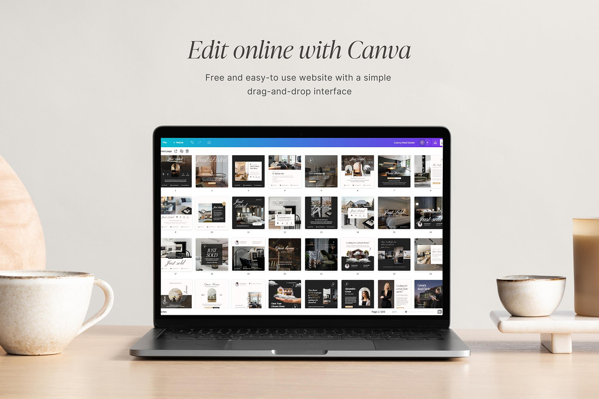 Luxury Real Estate templates, a Social Media Template by LiliesandBerries (Photo 10 of 10)