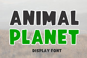 Animal Planet Display Font, a Blackletter Font by Fourteen Letter (Thumbnail 1 of 6)