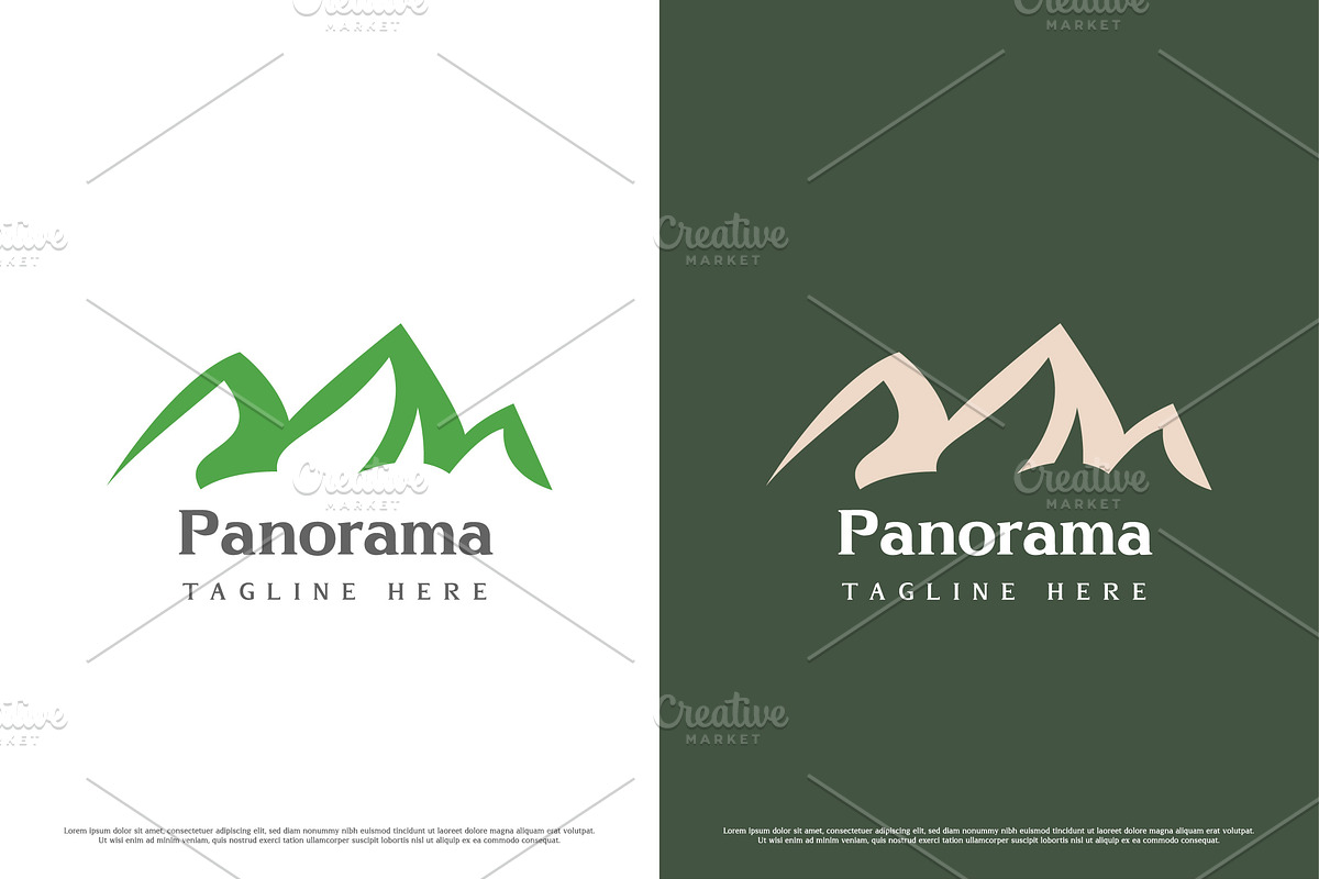 Mountain Forest Logo Design Icon, a Branding & Logo Template by Morvana Crew
